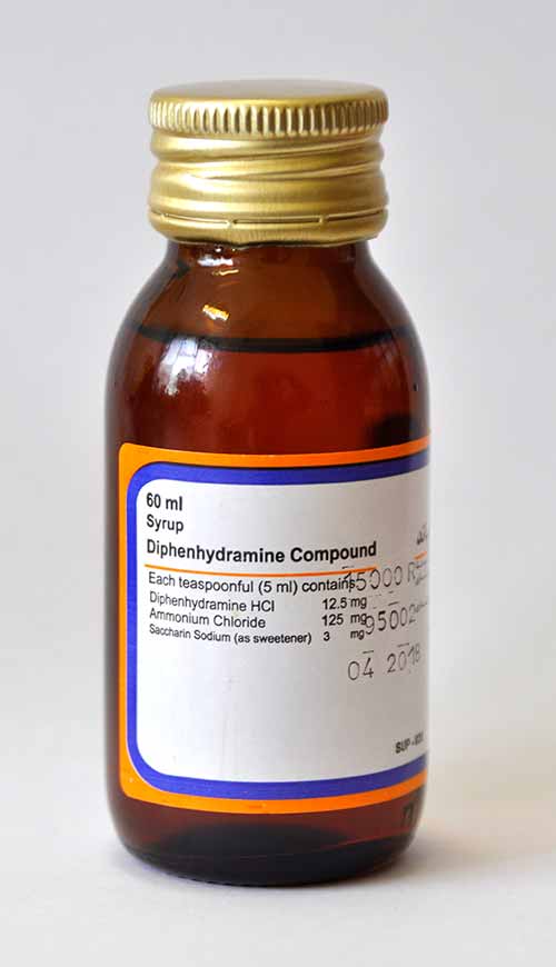 دارو دیفن هیدرامین کامپاند Diphenhydramine Compound