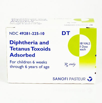 دارو توکسوئید دیفتری و کزاز- دی تی Diphtheria & Tetanus Toxoids-DT